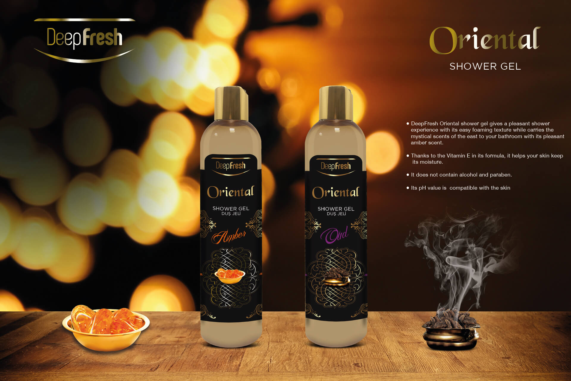 Oriental Amber Shower Gel