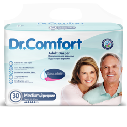 Scutece pentru adulți Dr.Comfort JUMBO MEDIUM 30 buc