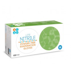 Mănuși nesterile din nitril microtexturate fără pudră M